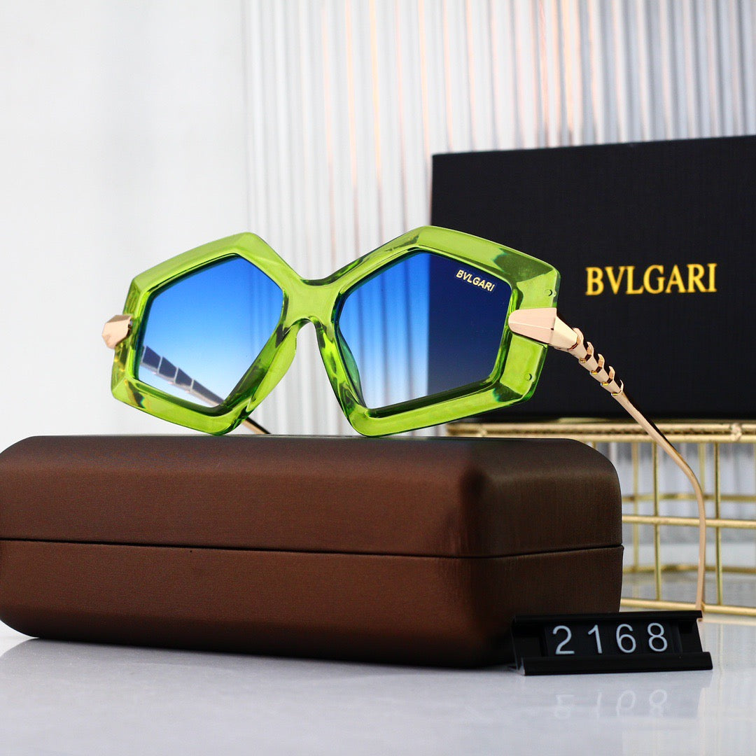 Gafas de sol poligonales únicas