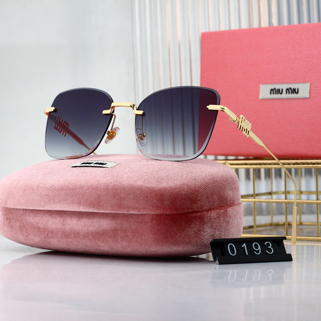 Gafas de sol modernas sin marco