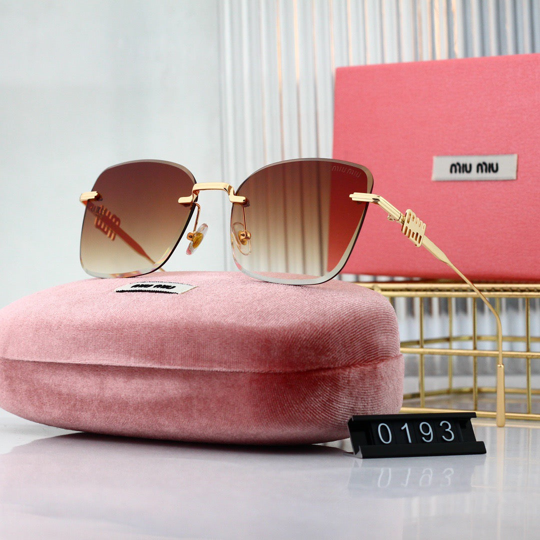 Gafas de sol modernas sin marco