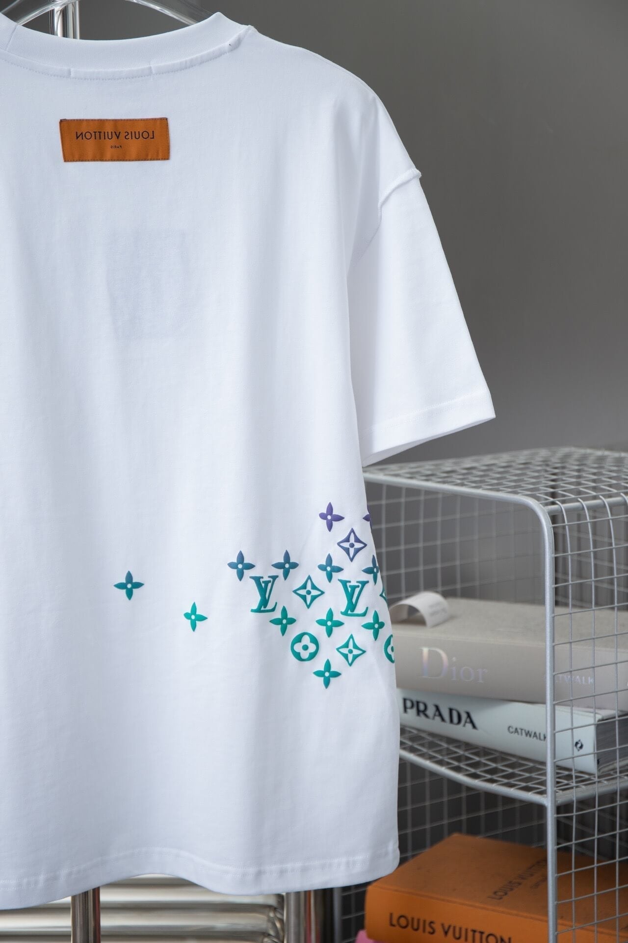 Camiseta con estampado degradado para presbicia