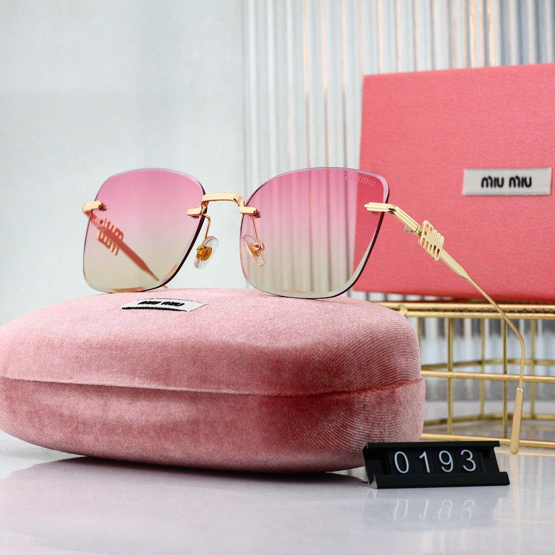 Gafas de sol modernas sin marco