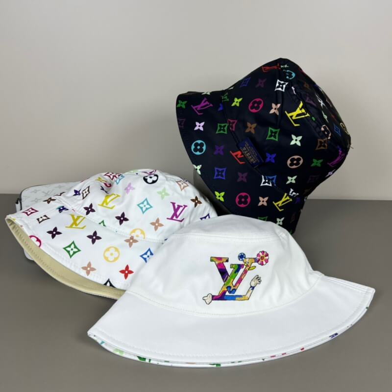 Sombrero de pescador clásico reversible con estampado y bordado