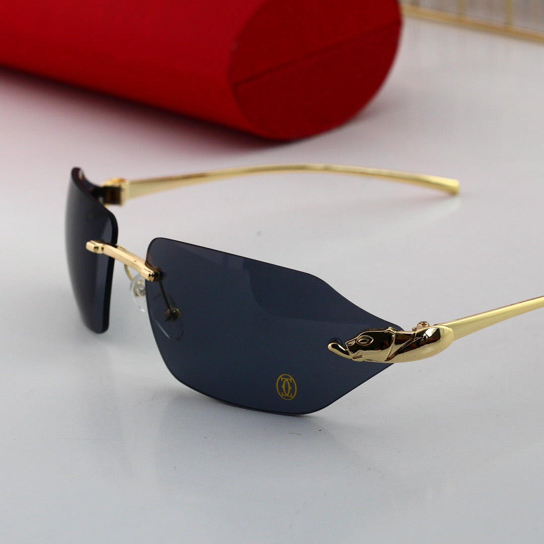 Gafas de sol con forma de arco y sin marco de metal