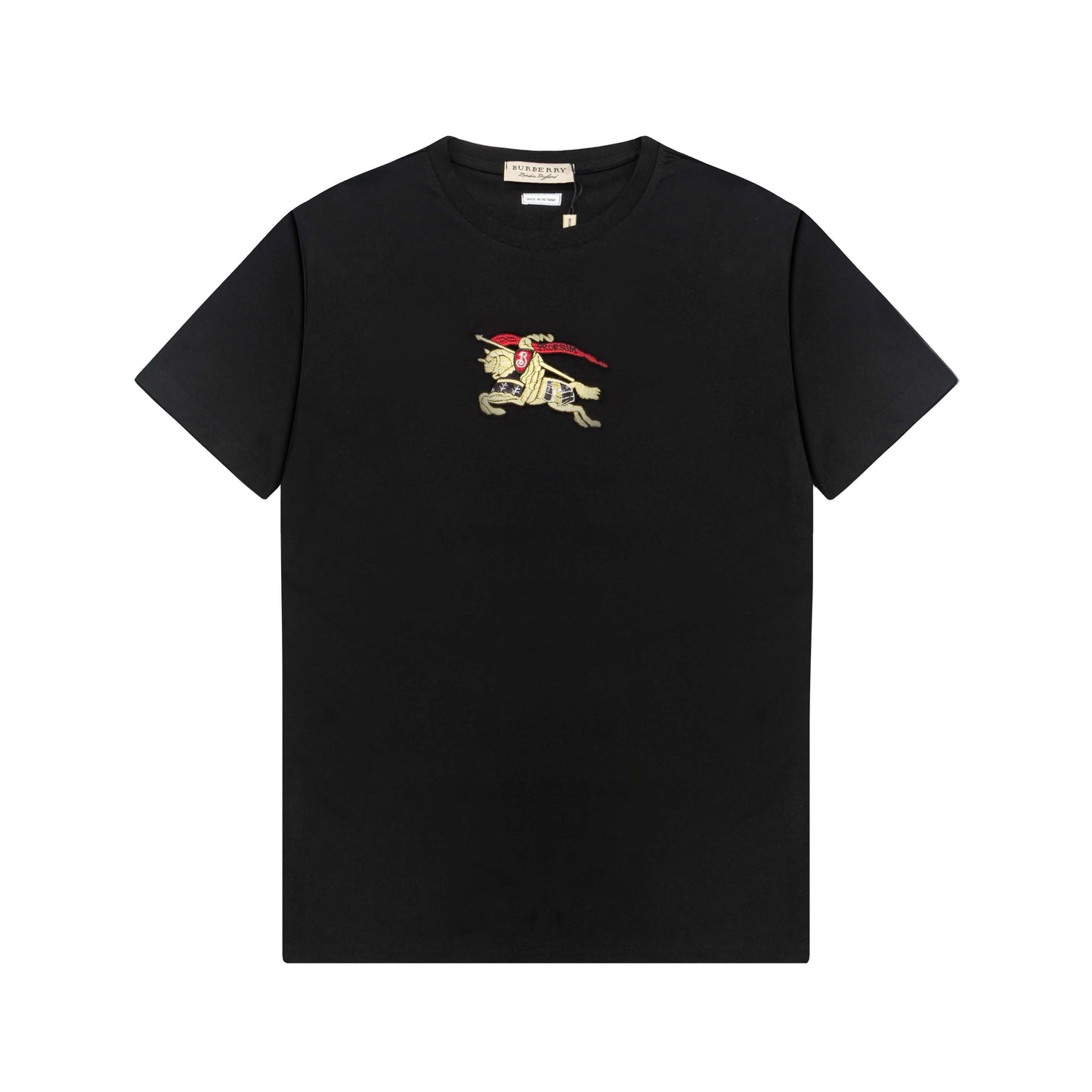 T-shirt avec motif de broderie chevalier