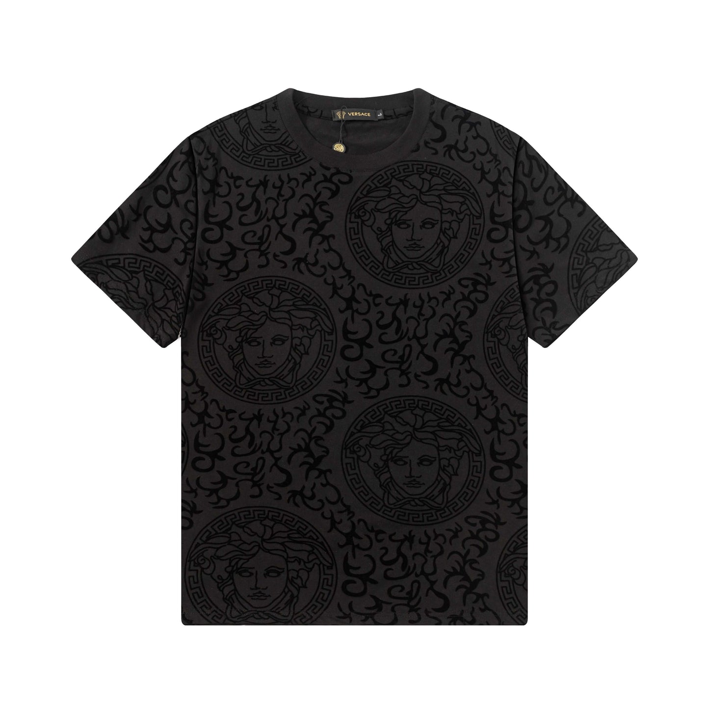 Camiseta jacquard con estampado facial completo