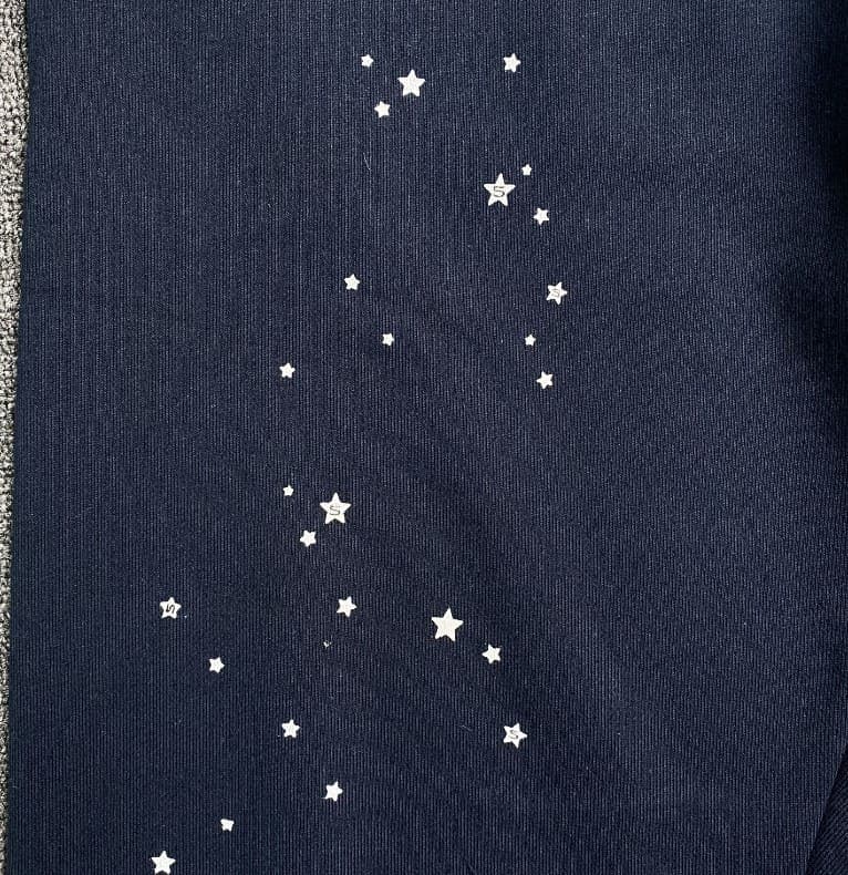 Pantalones con números clásicos