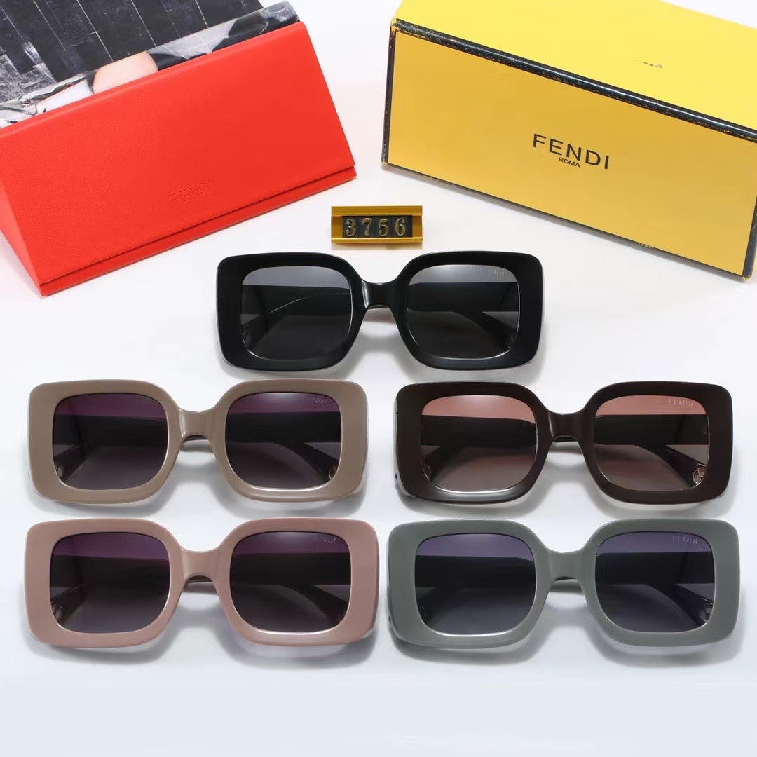 Lunettes de soleil à monture carrée