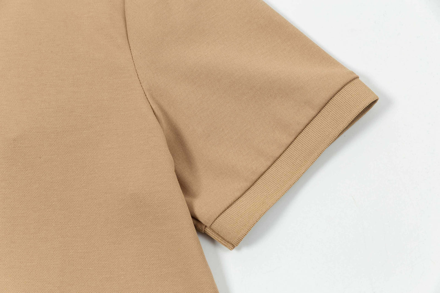 Camisa polo clásica marrón