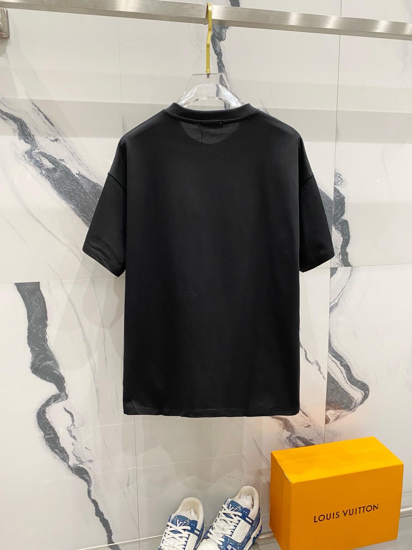 T-shirt à motif brodé vert