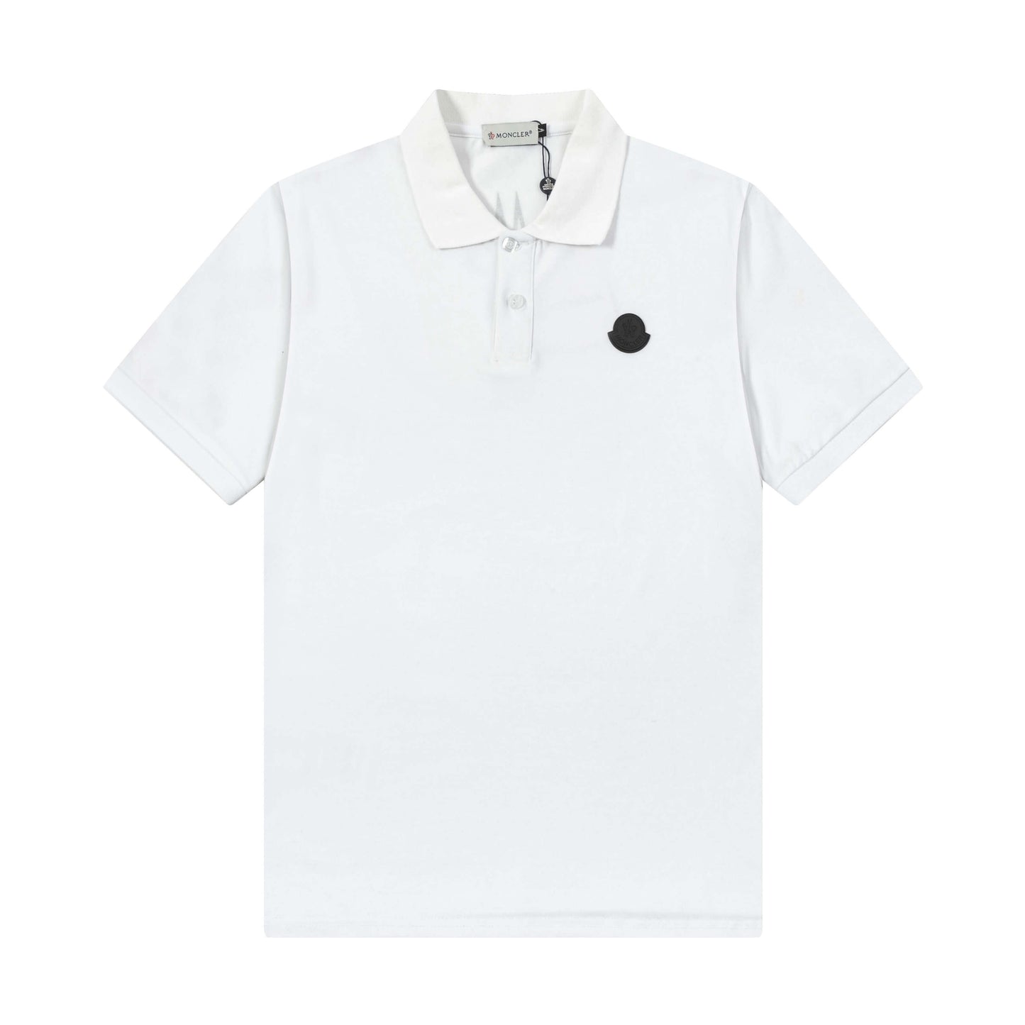 Polo con estampado de letras en la espalda