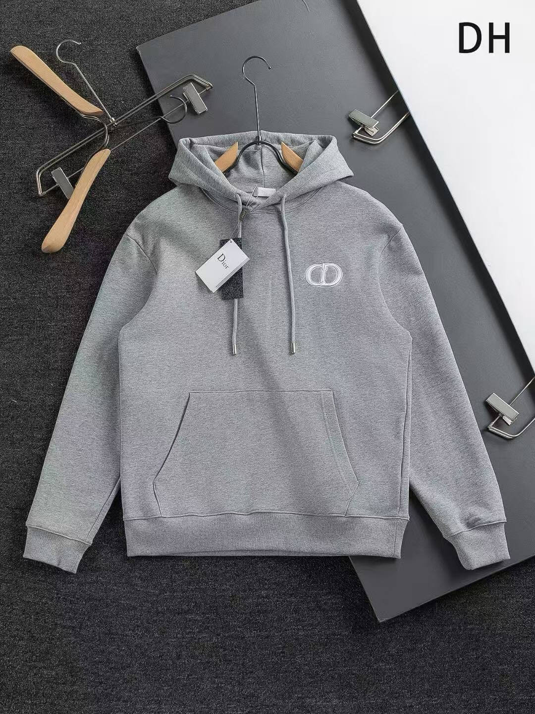 Classic Letter Embroidered Hoodie