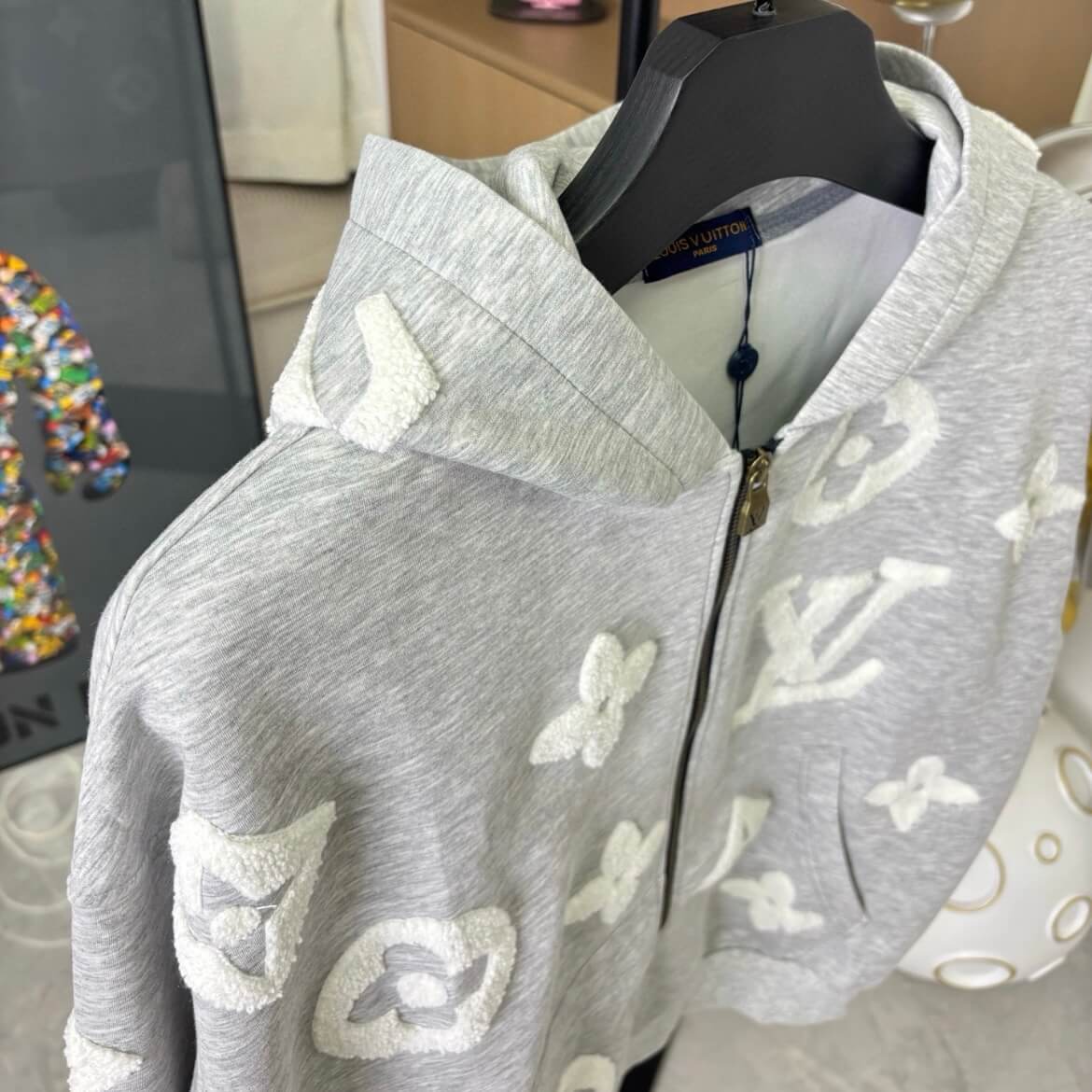 Plush Jacquard Jacket