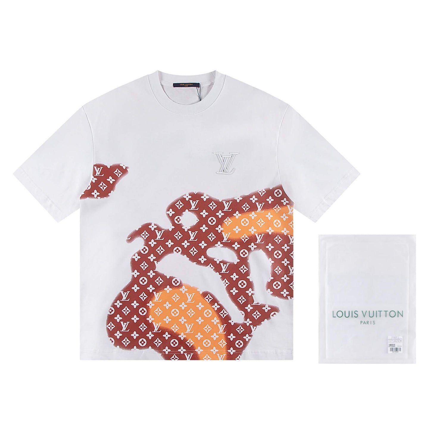 T-shirt à rendu dégradé