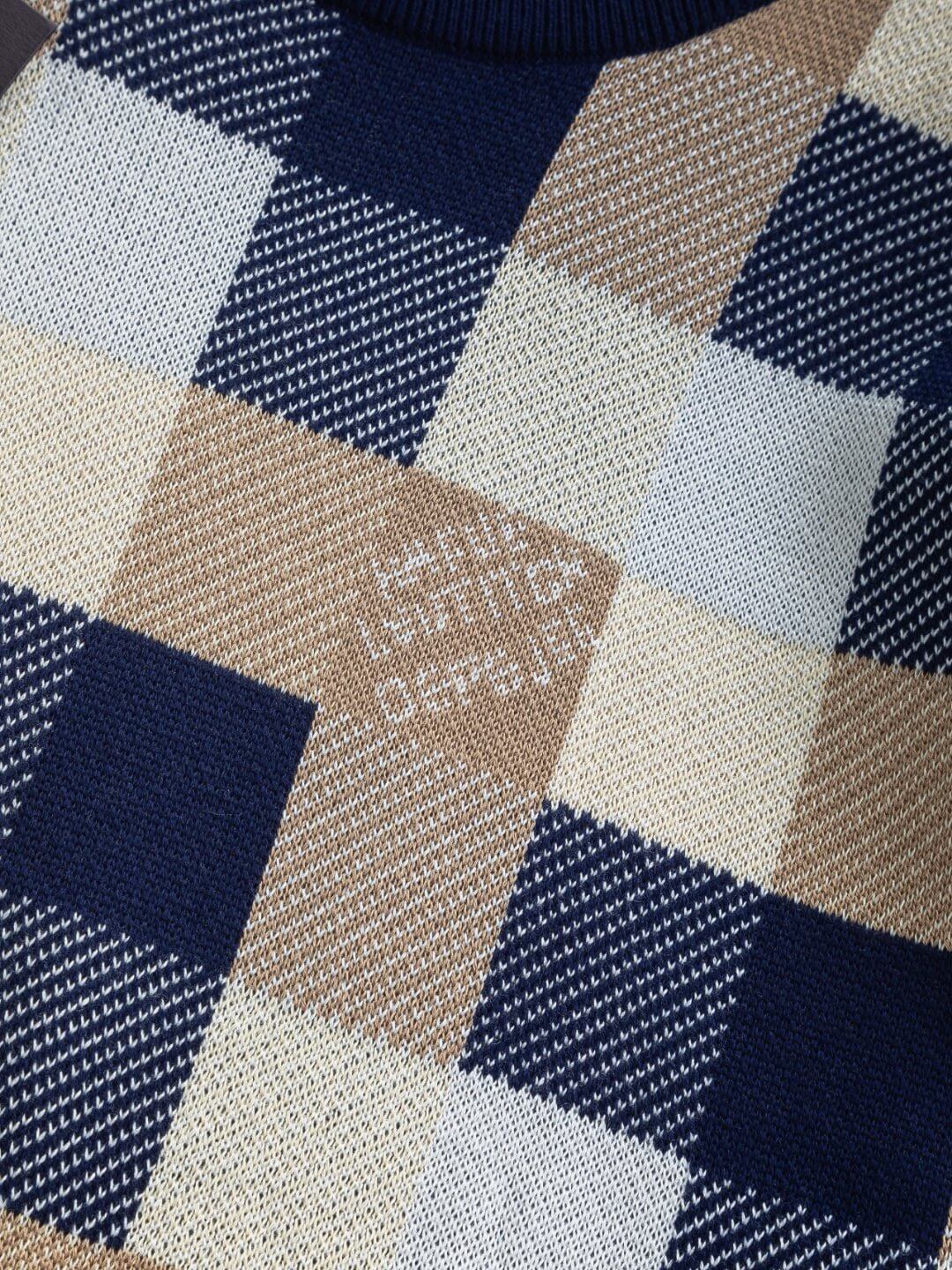 New Plaid Design Sweatshirt