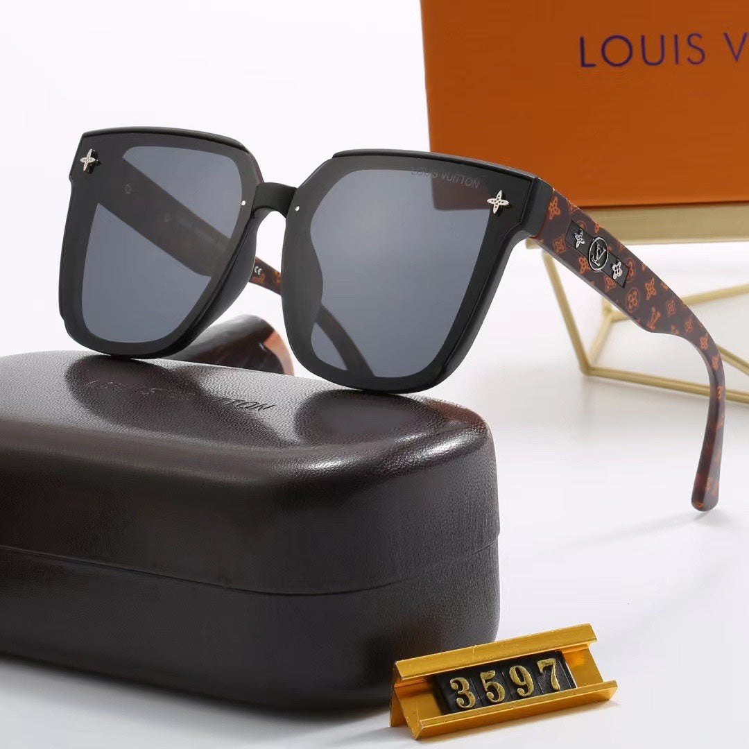 Lunettes de soleil surdimensionnées à monture intégrale