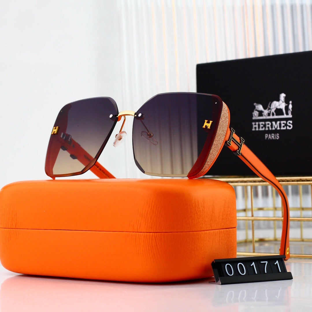 Gafas de sol clásicas con bloques de color