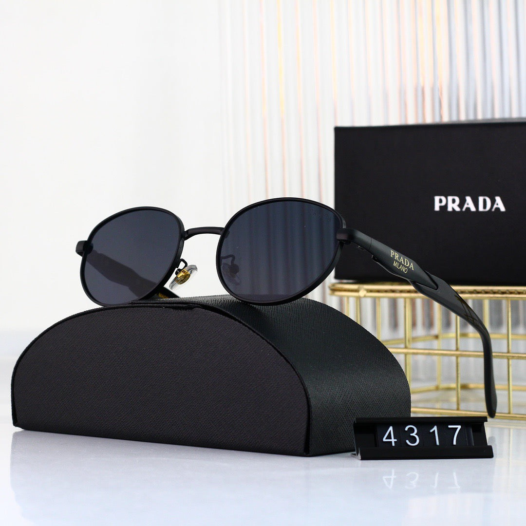 Gafas de sol clásicas vintage semiredondas