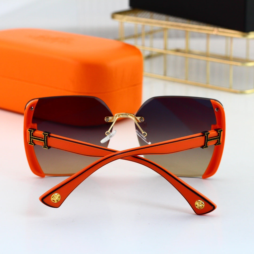 Gafas de sol clásicas con bloques de color