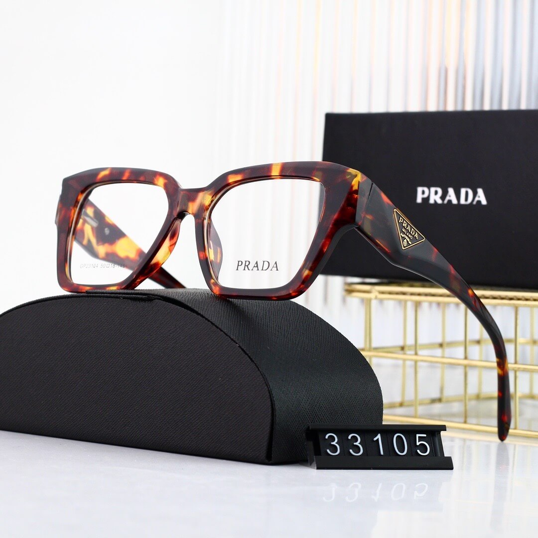 Gafas lisas de montura grande, modernas y sencillas