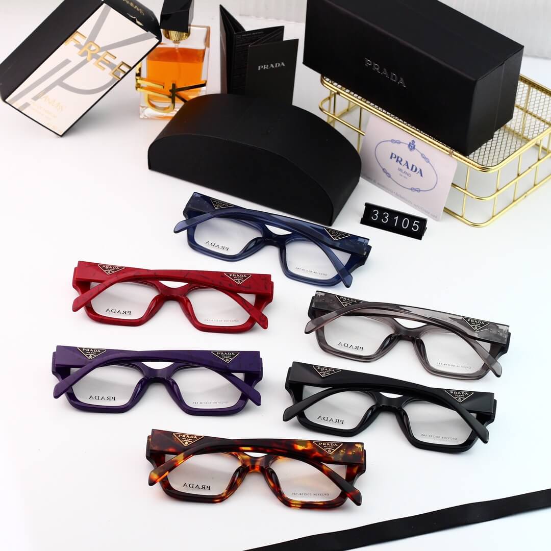 Gafas lisas de montura grande, modernas y sencillas