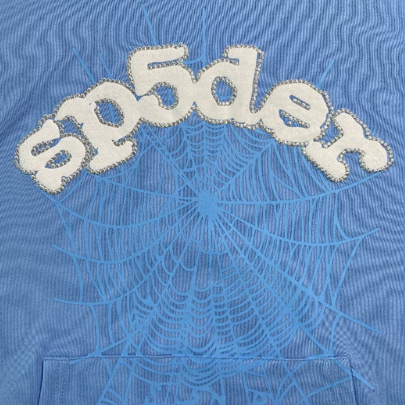 Sudadera clásica con capucha azul cielo Web