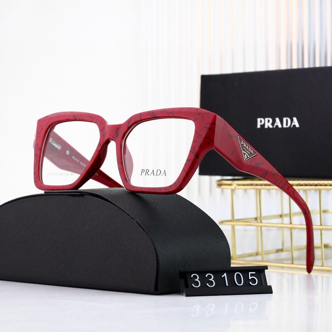 Gafas lisas de montura grande, modernas y sencillas
