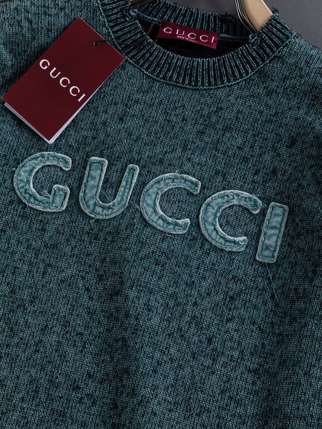 Classic Letter Embroidered Sweater