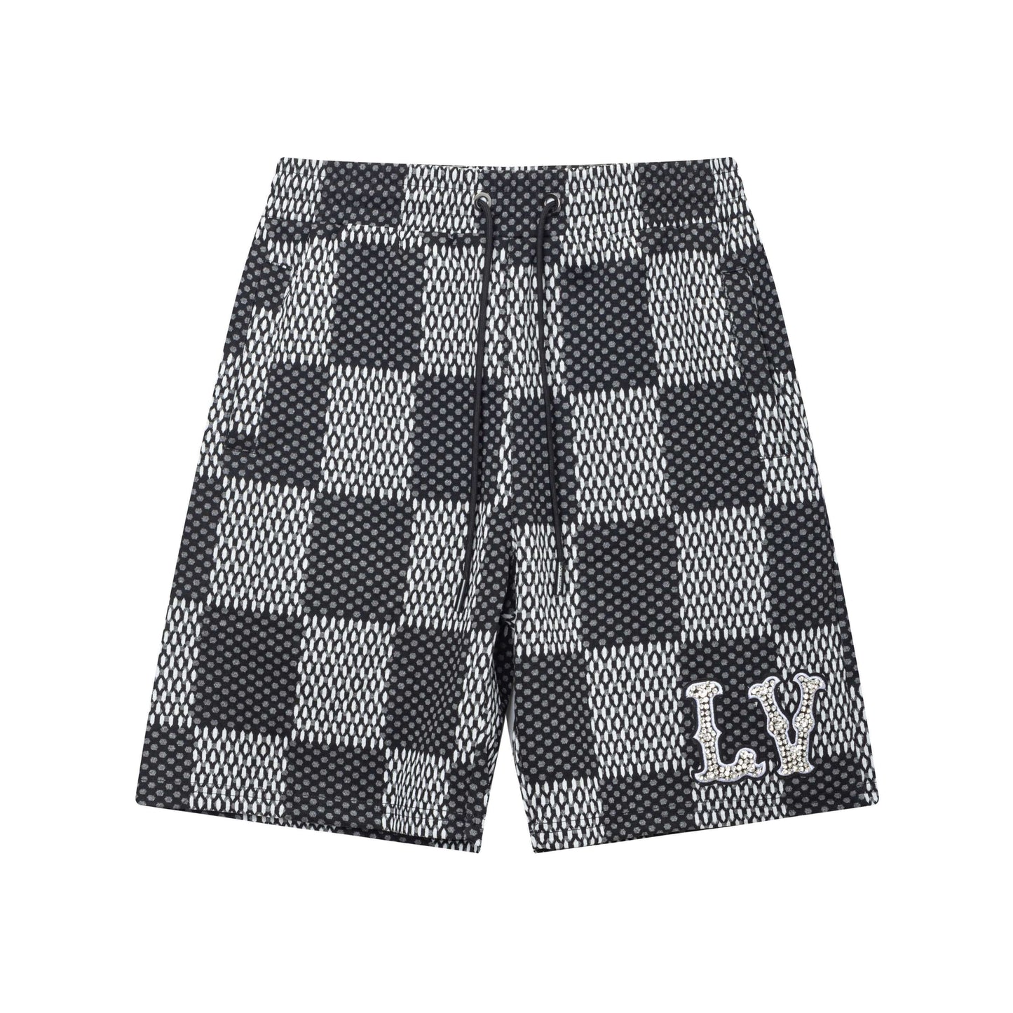 Pantalones cortos de playa a cuadros de moda