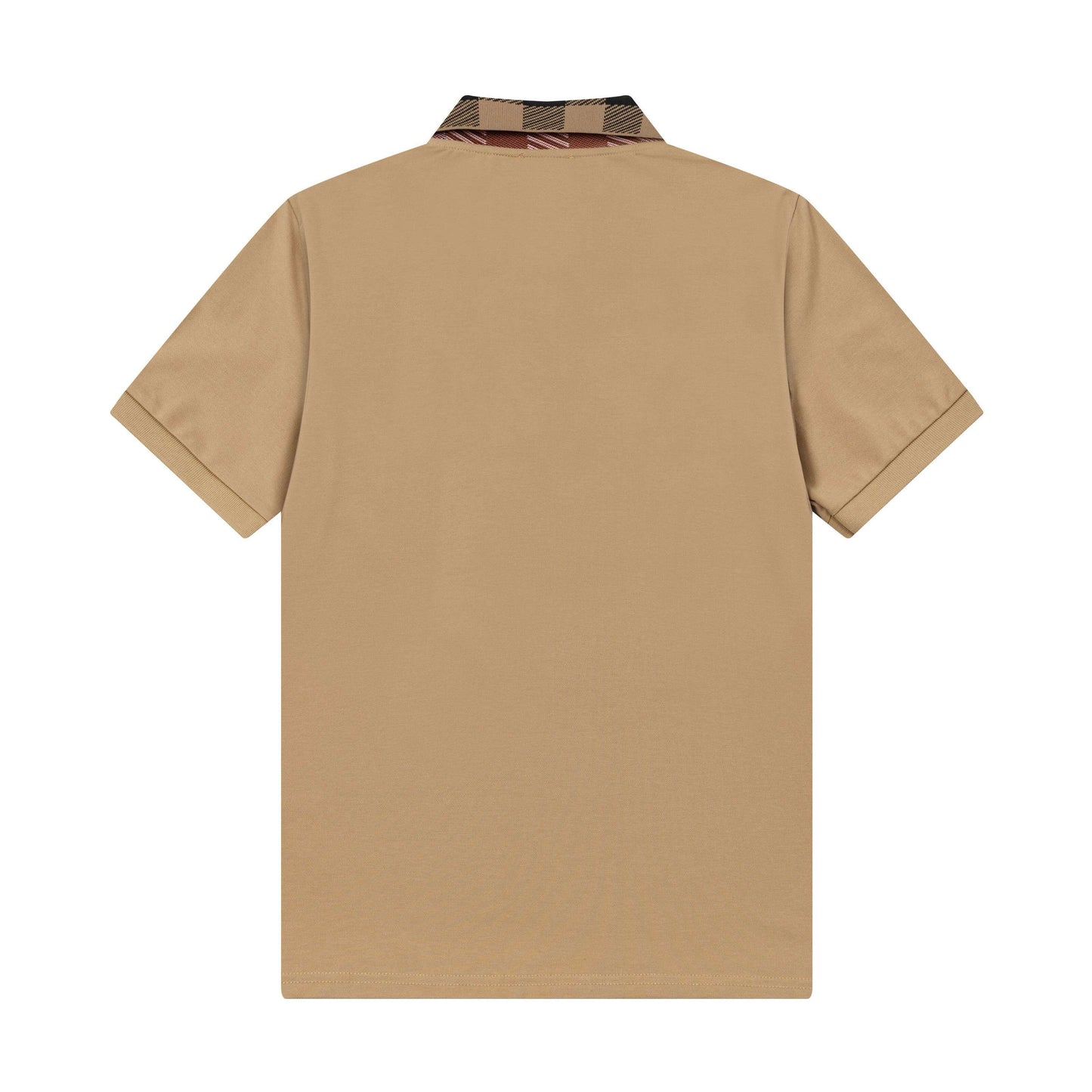 Camisa polo clásica marrón