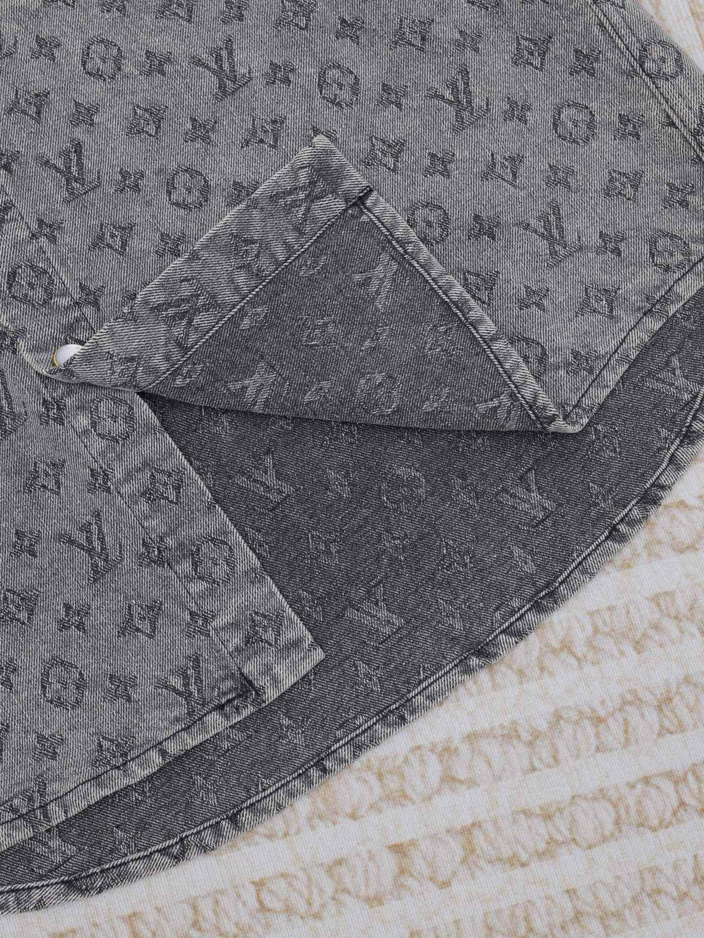 Exquisita camisa vaquera de jacquard