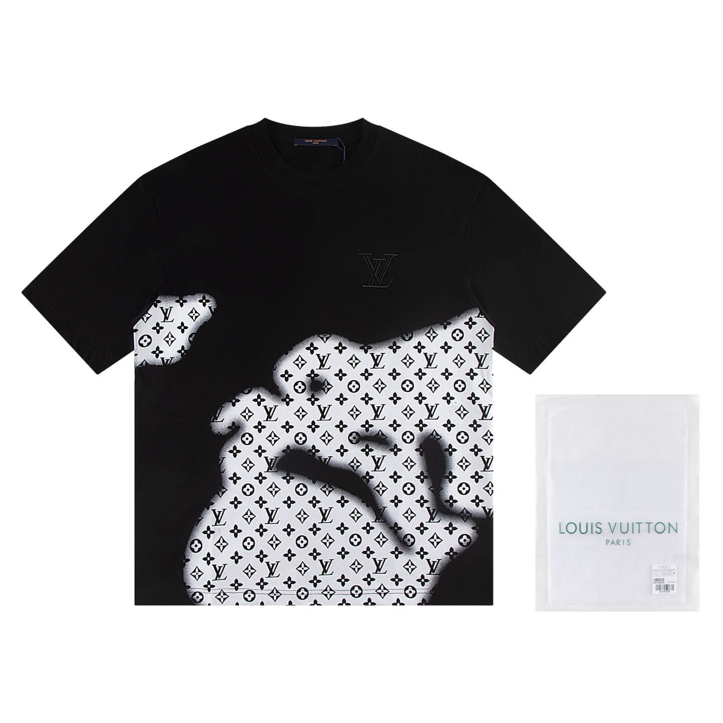 T-shirt à rendu dégradé