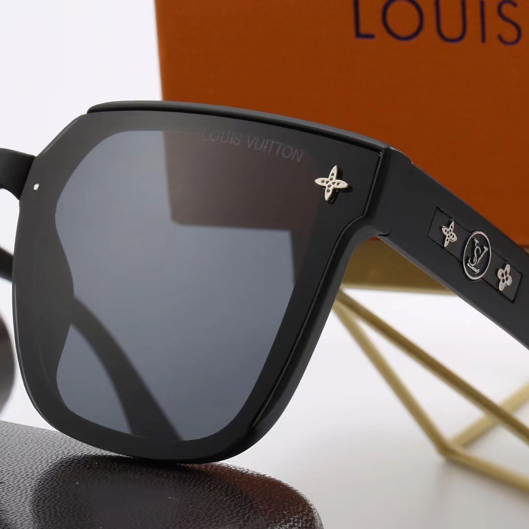 Lunettes de soleil surdimensionnées à monture intégrale