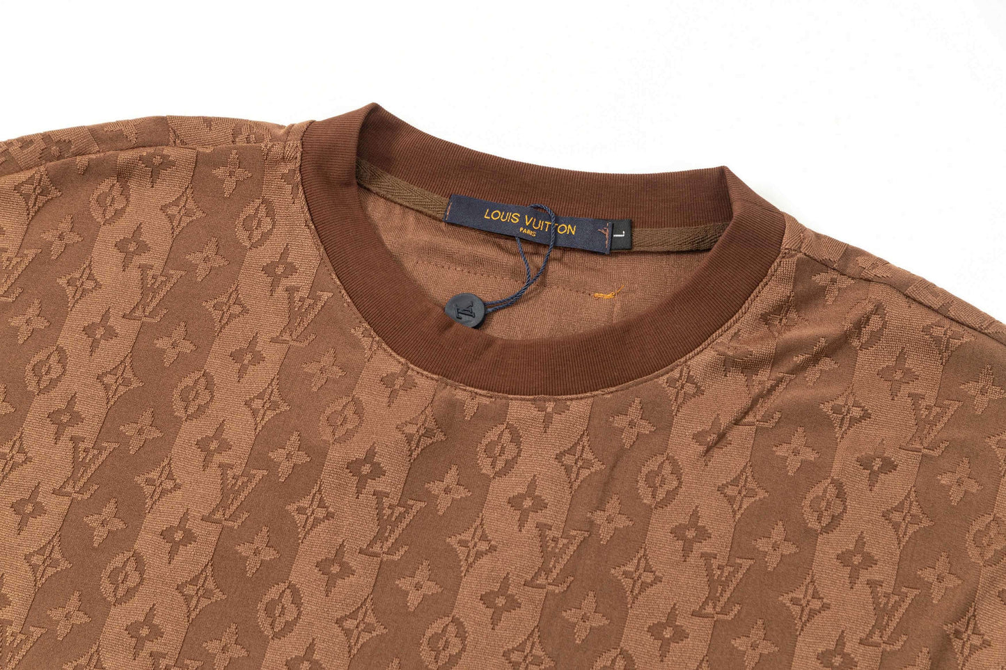 Camiseta clásica de jacquard con estampado completo