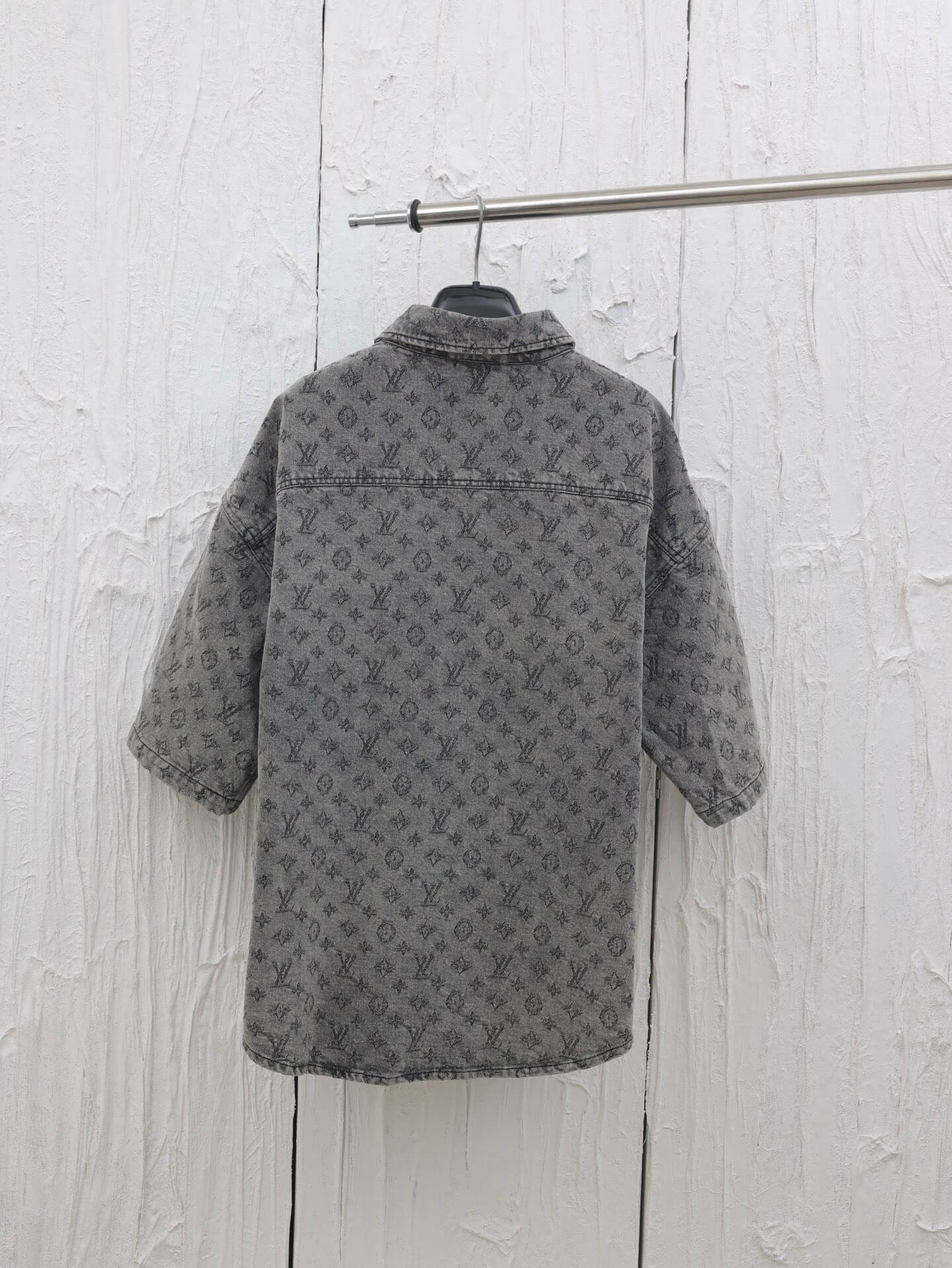 Exquisita camisa vaquera de jacquard