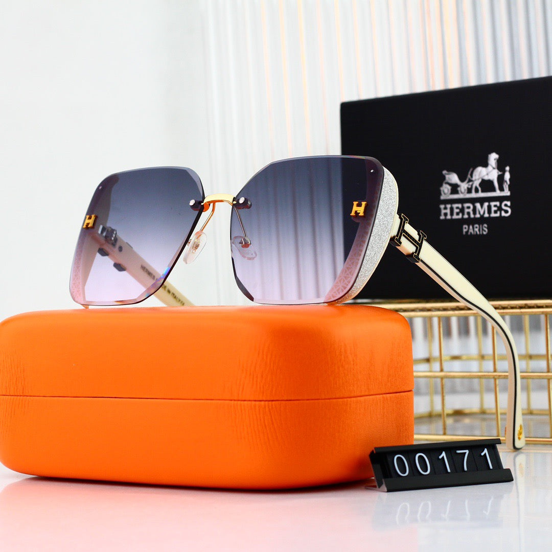 Gafas de sol clásicas con bloques de color