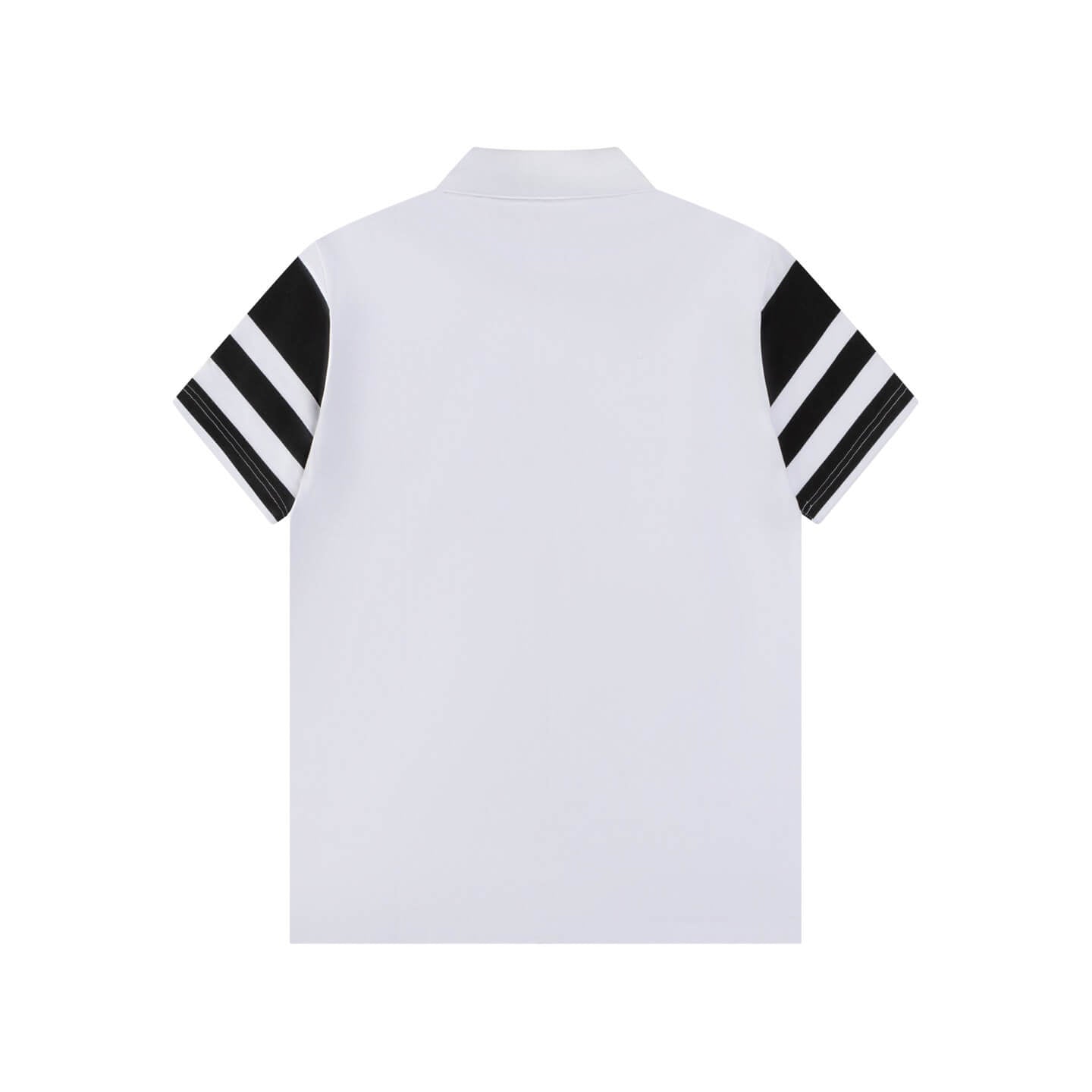 Polo à rayures et coutures