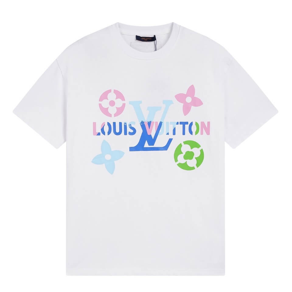 T-shirt imprimé à motifs colorés