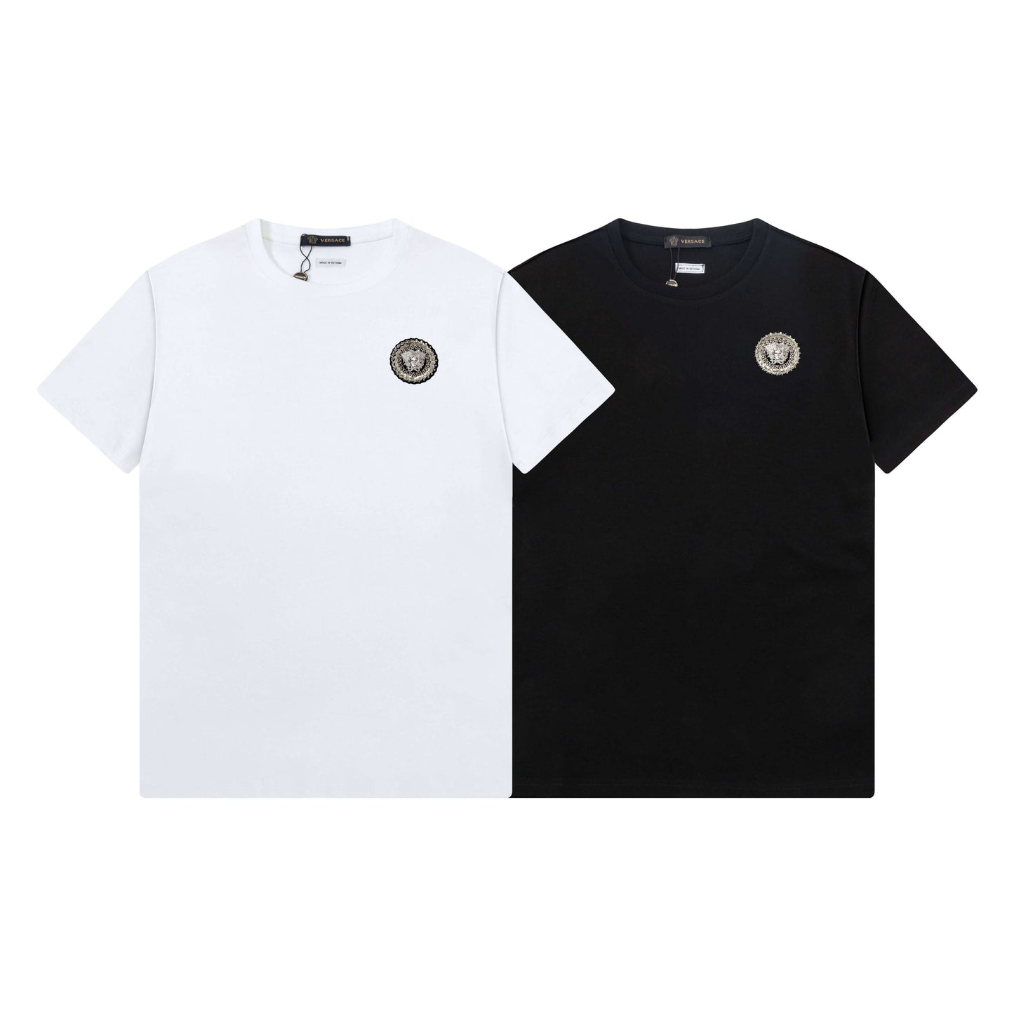 T-shirt brodé avec visage humain