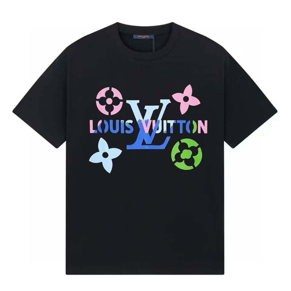 T-shirt imprimé à motifs colorés
