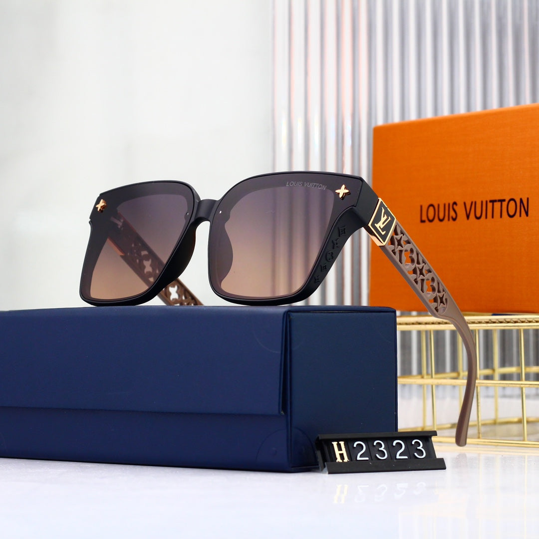 Gafas de sol huecas de gran tamaño y de moda
