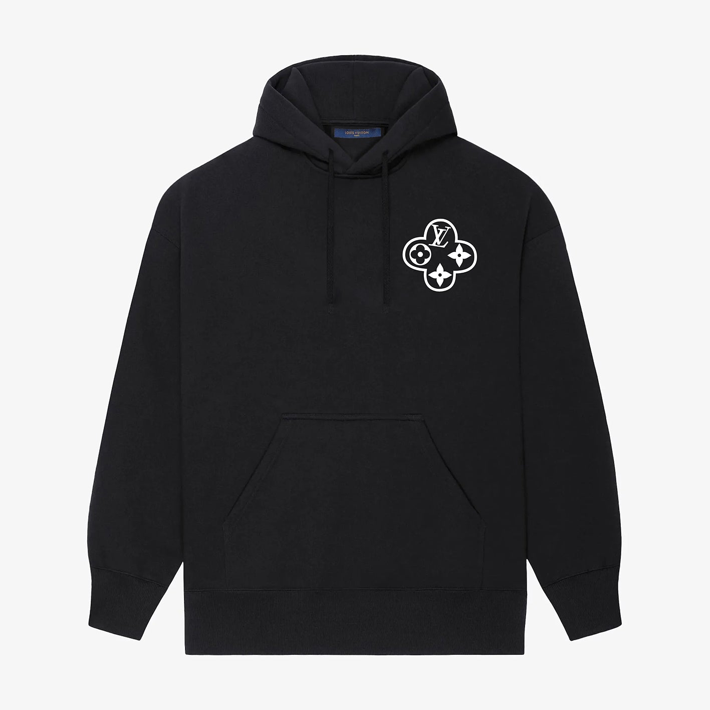 Sudadera con capucha y estampado de cadenas