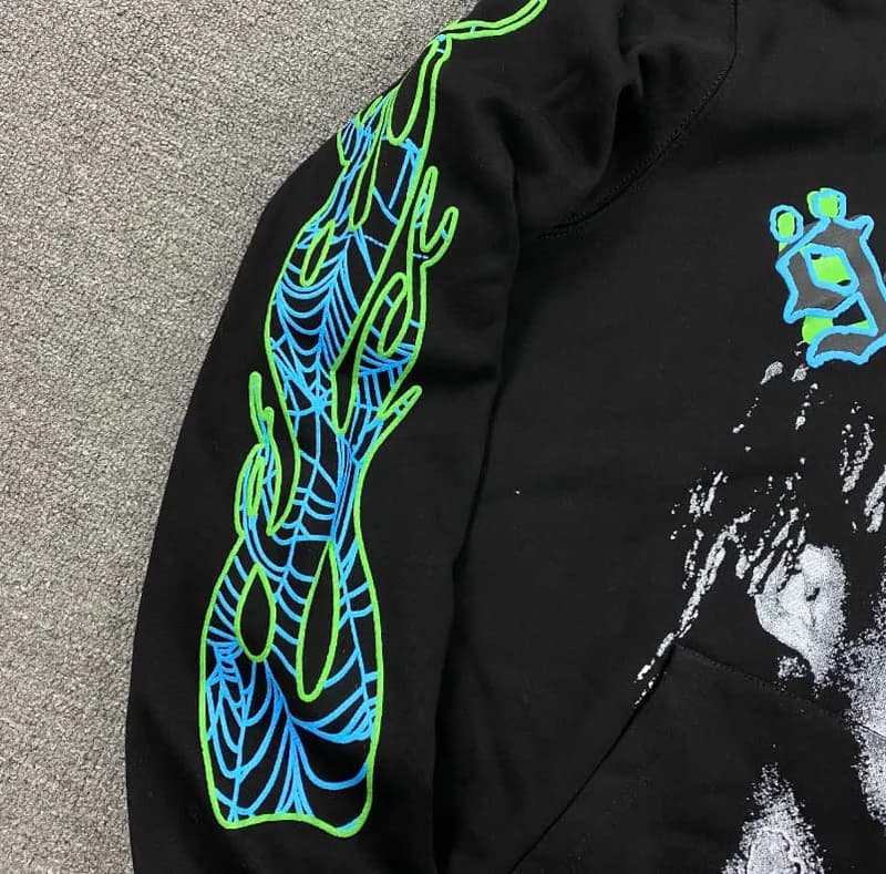 Sudadera clásica negra de calle