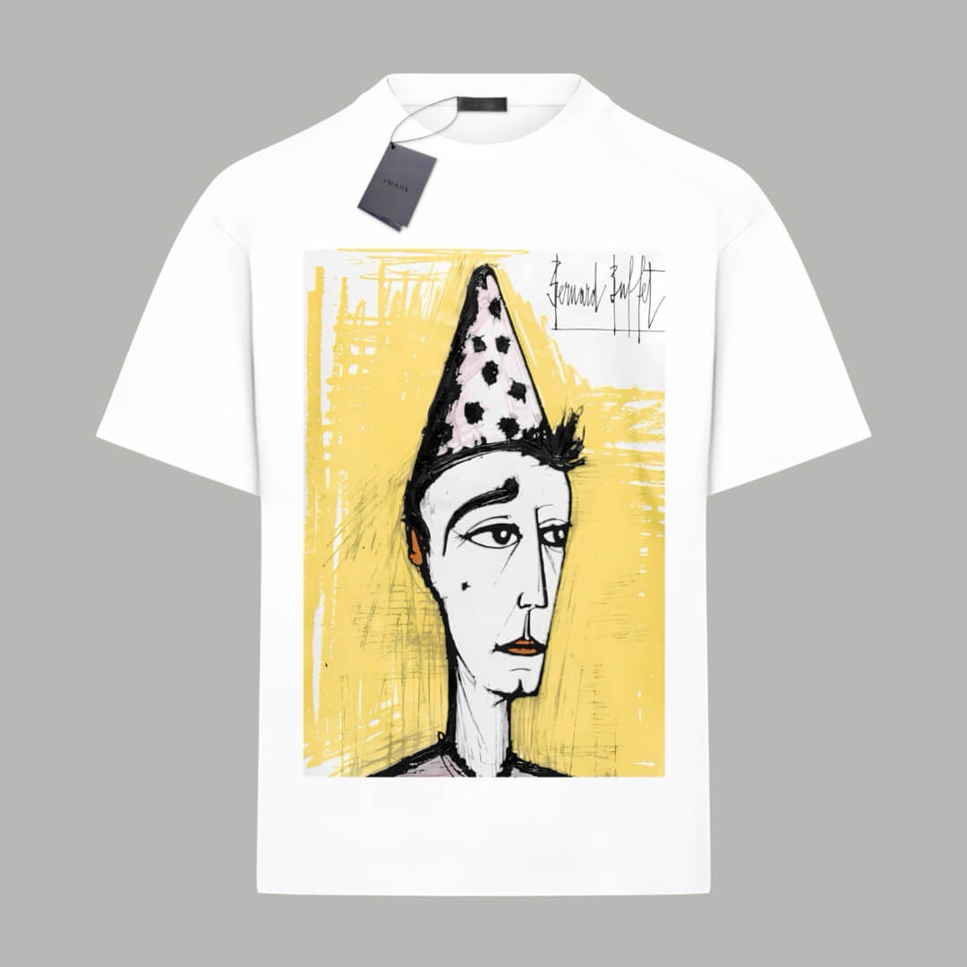 T-shirt imprimé peinture à l'huile française
