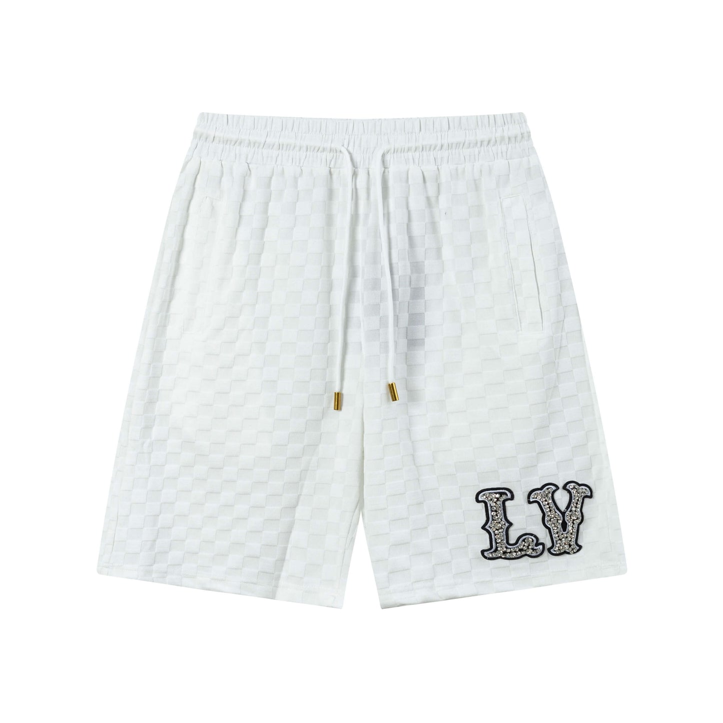 Pantalones cortos con letras Hot Diamond
