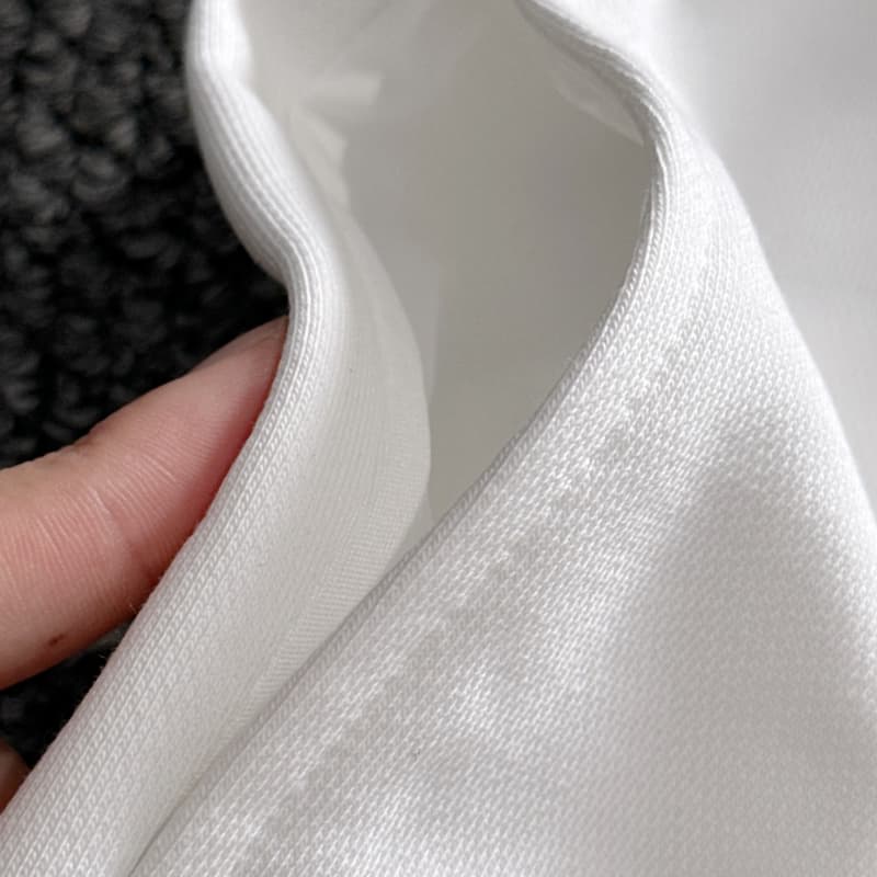 Pantalones cortos con estampado de felpa 3D