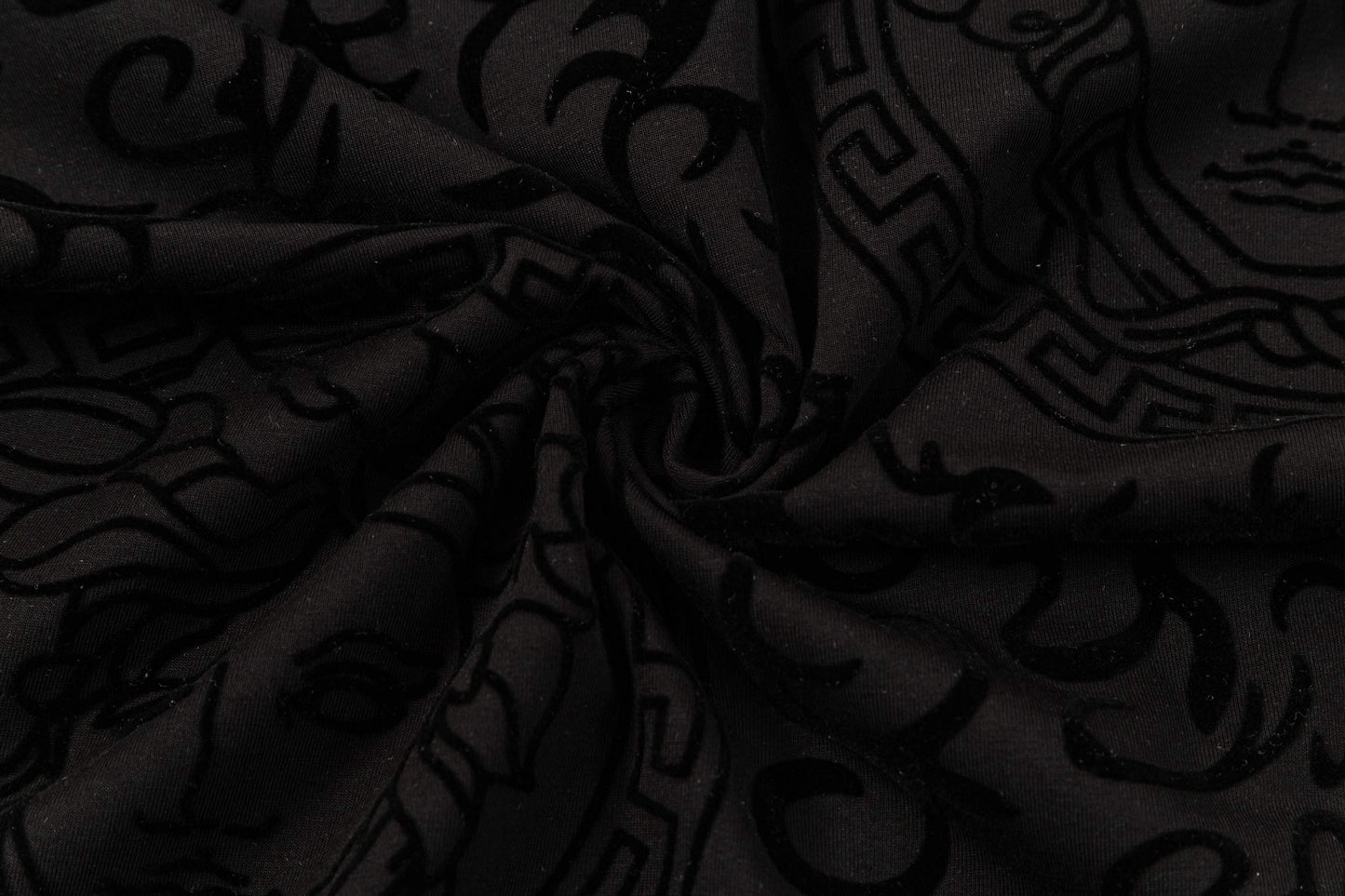 Camiseta jacquard con estampado facial completo
