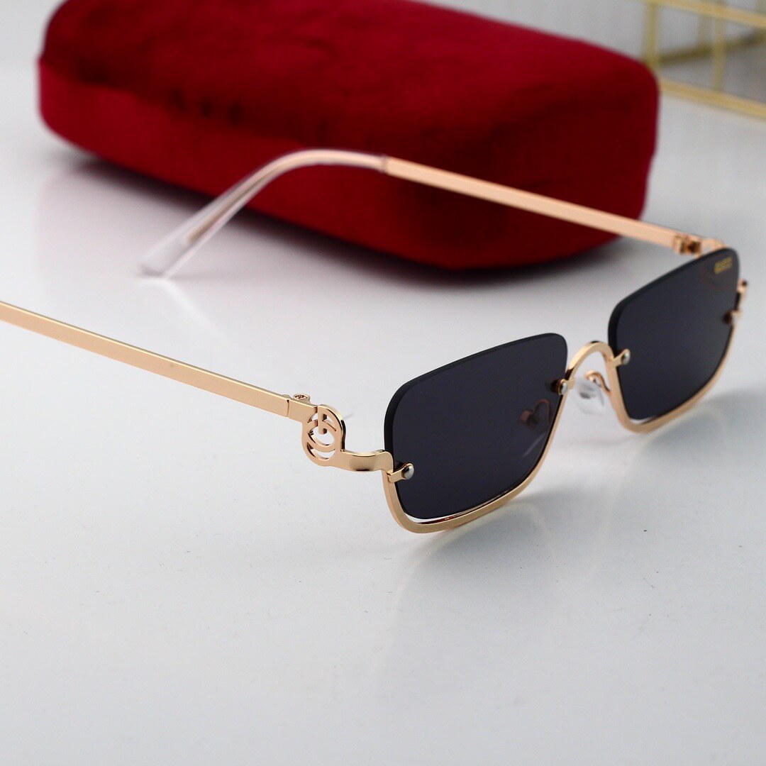Gafas de sol vintage con montura inferior