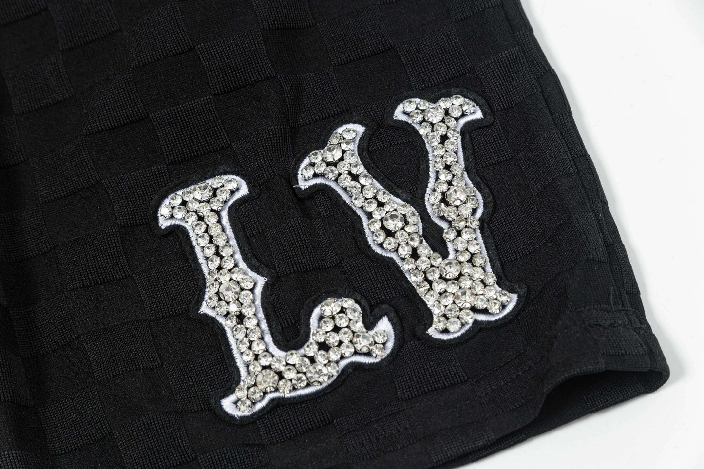 Pantalones cortos con letras Hot Diamond