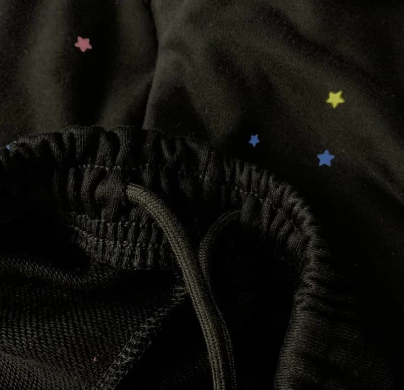 Pantalones negros y rosas