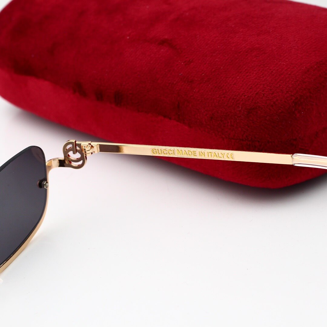 Gafas de sol vintage con montura inferior